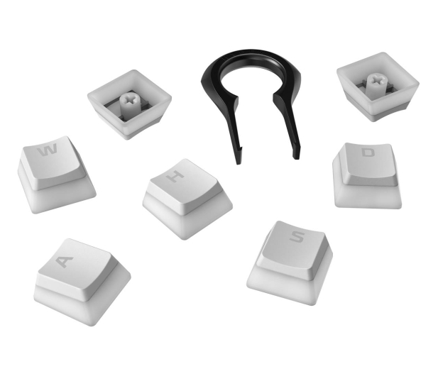 HYPERX PBT Pudding Keycap White 4P5P5AA - 586885 - zdjęcie